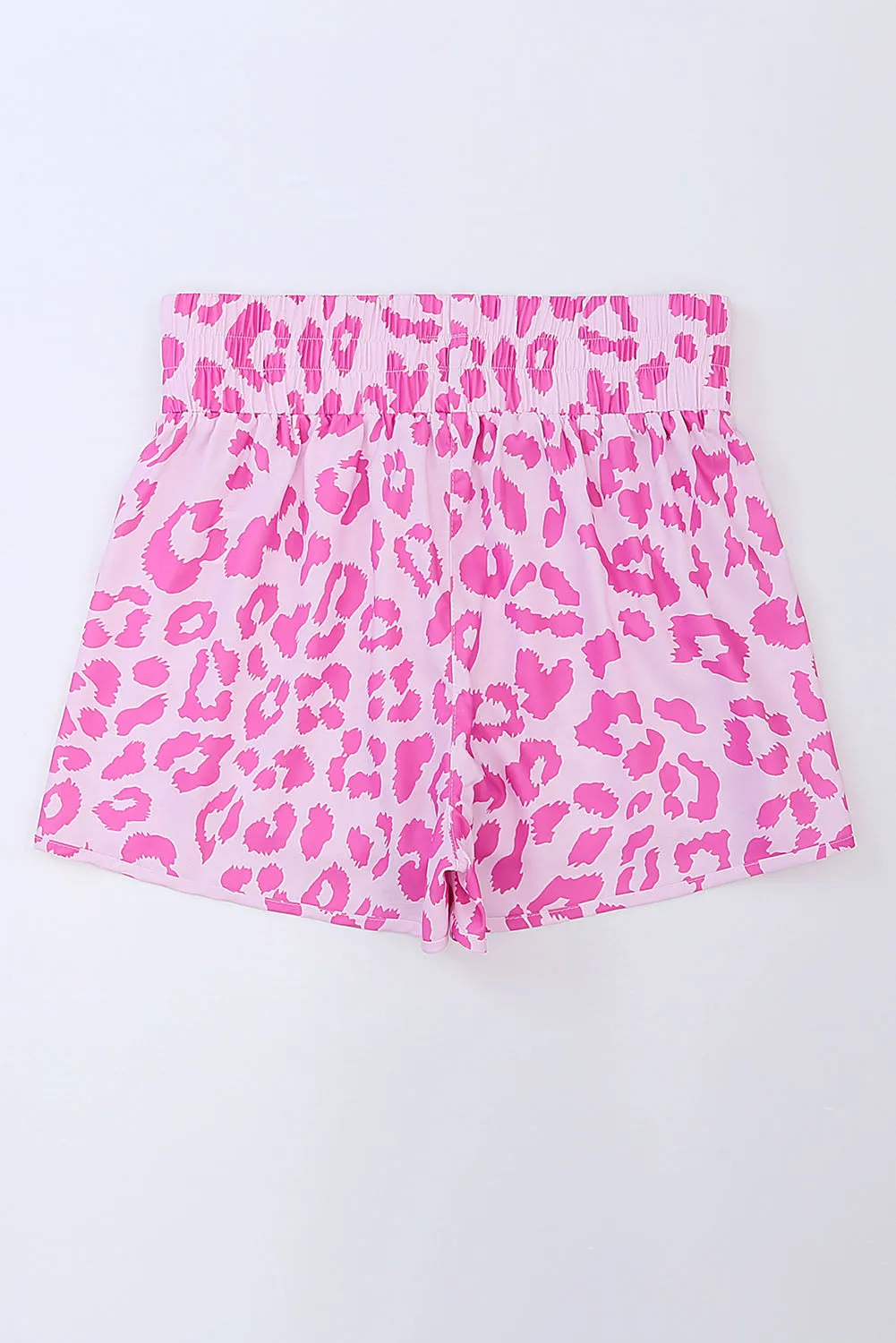 *APP EXCLUSIVE* Leopard Elastic Waist Shorts