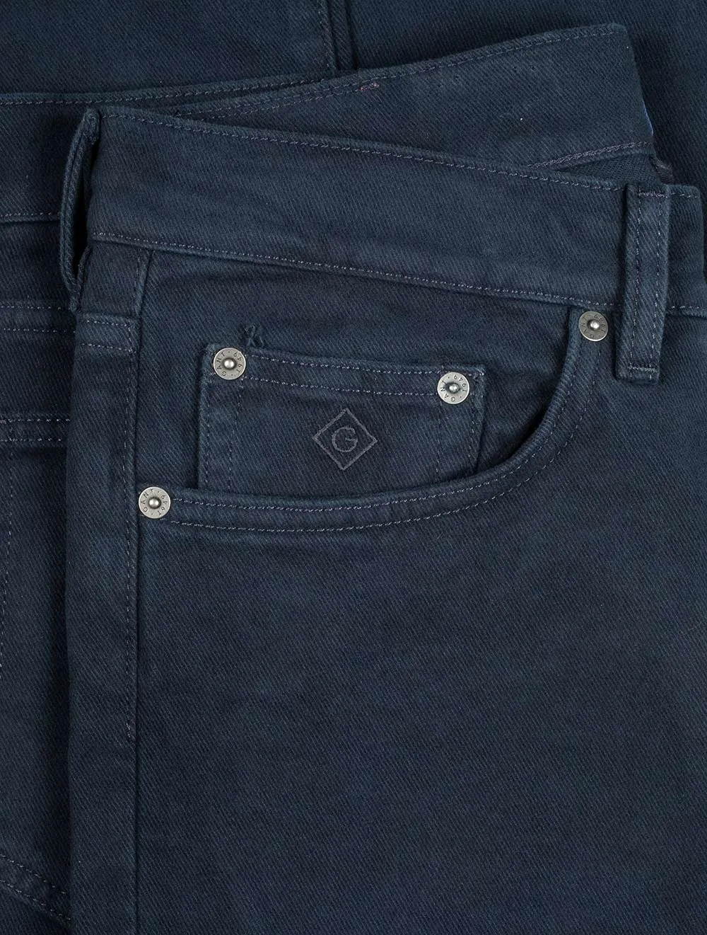 Arley Regular Fit Soft Twill Jeans Navy