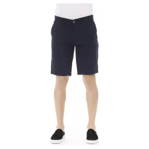 Baldinini Trend Blue Cotton Men Bermuda Short