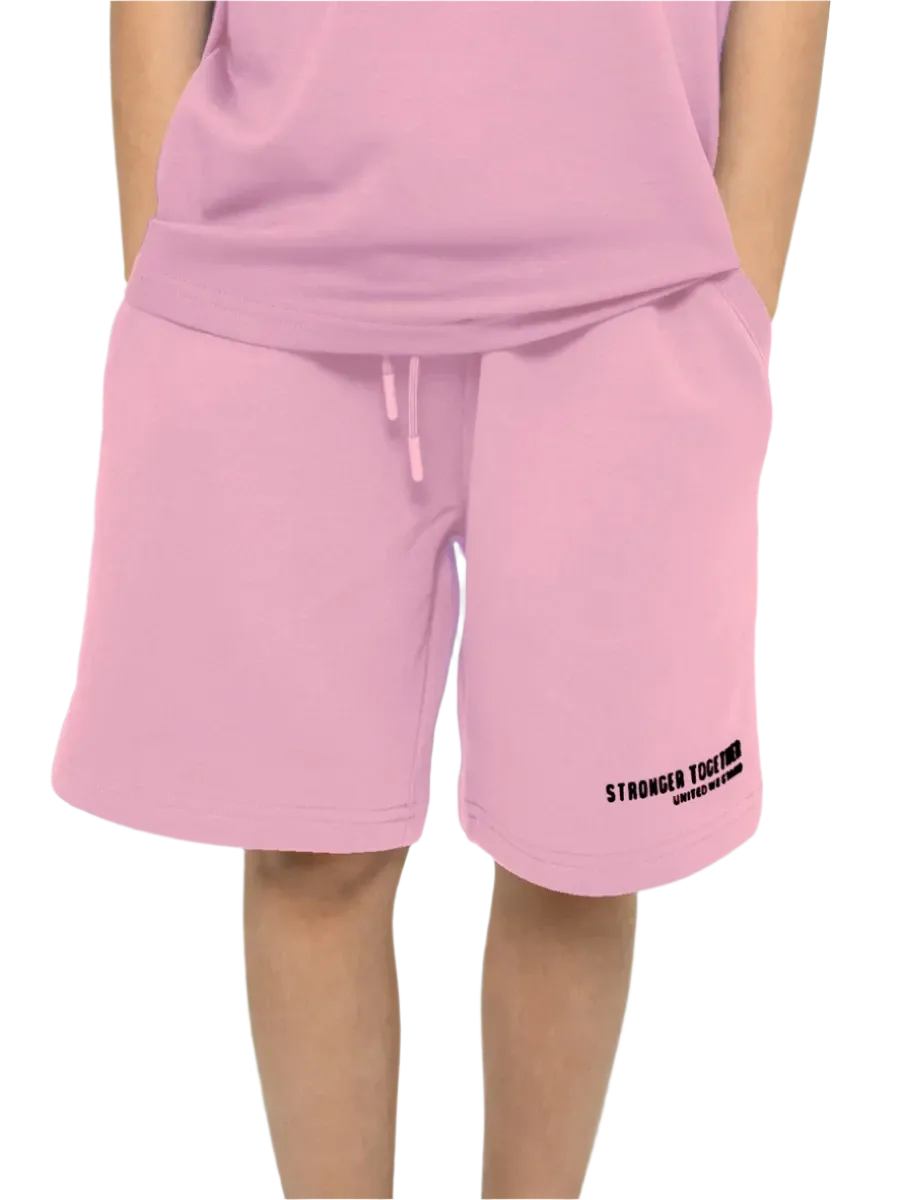 Batta Kids Oversized Soft Shorts Light Pink