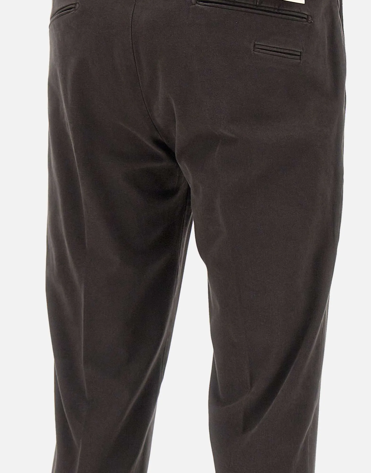 Bi-Stretch Cotton Dark Brown Pants