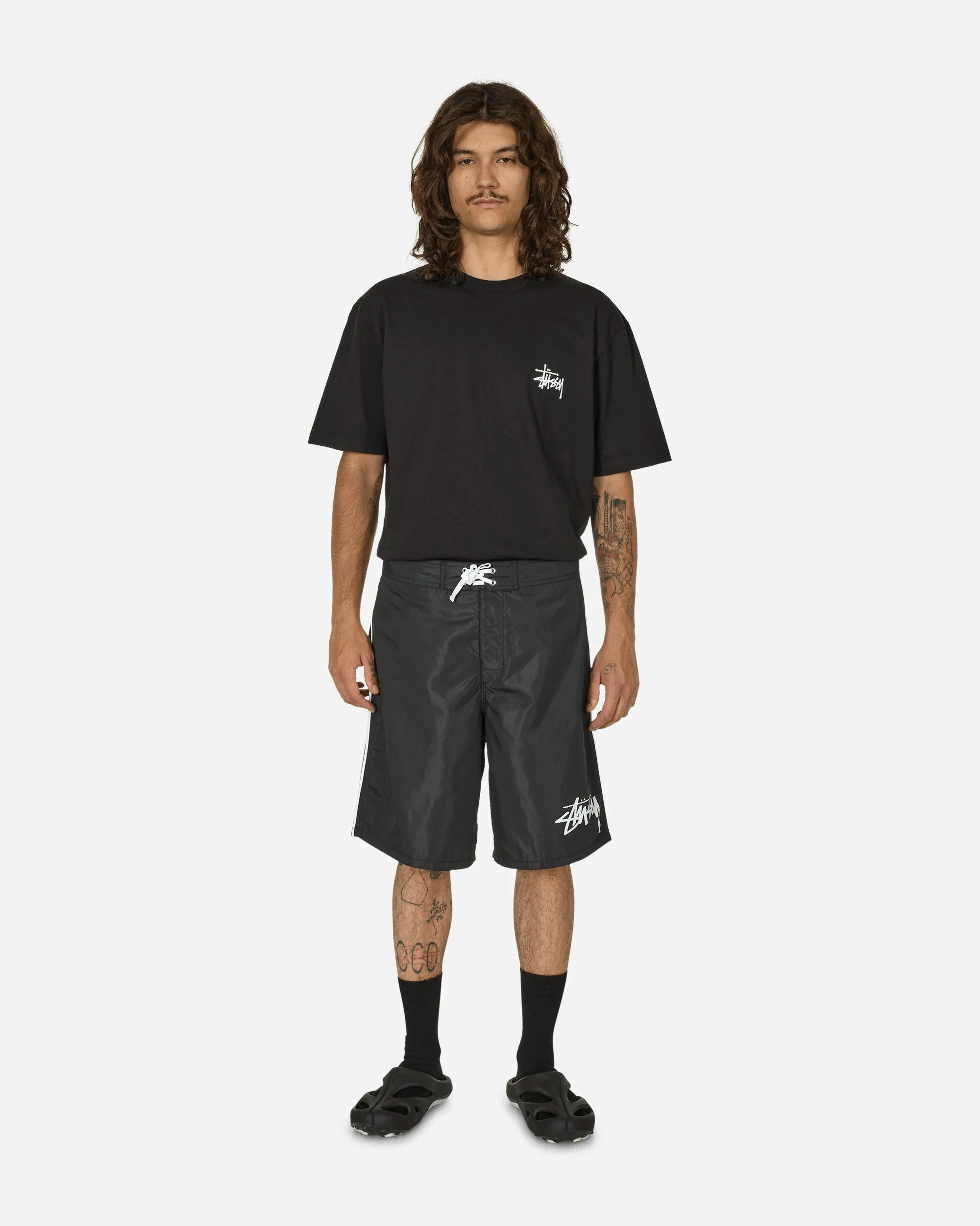 Big Stock Board Shorts Black