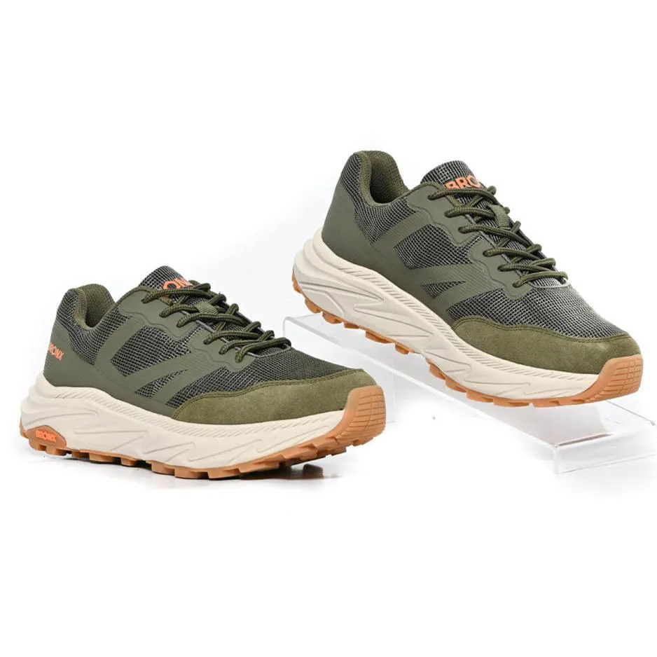 Bronx Rebel Casual Olive Sneaker