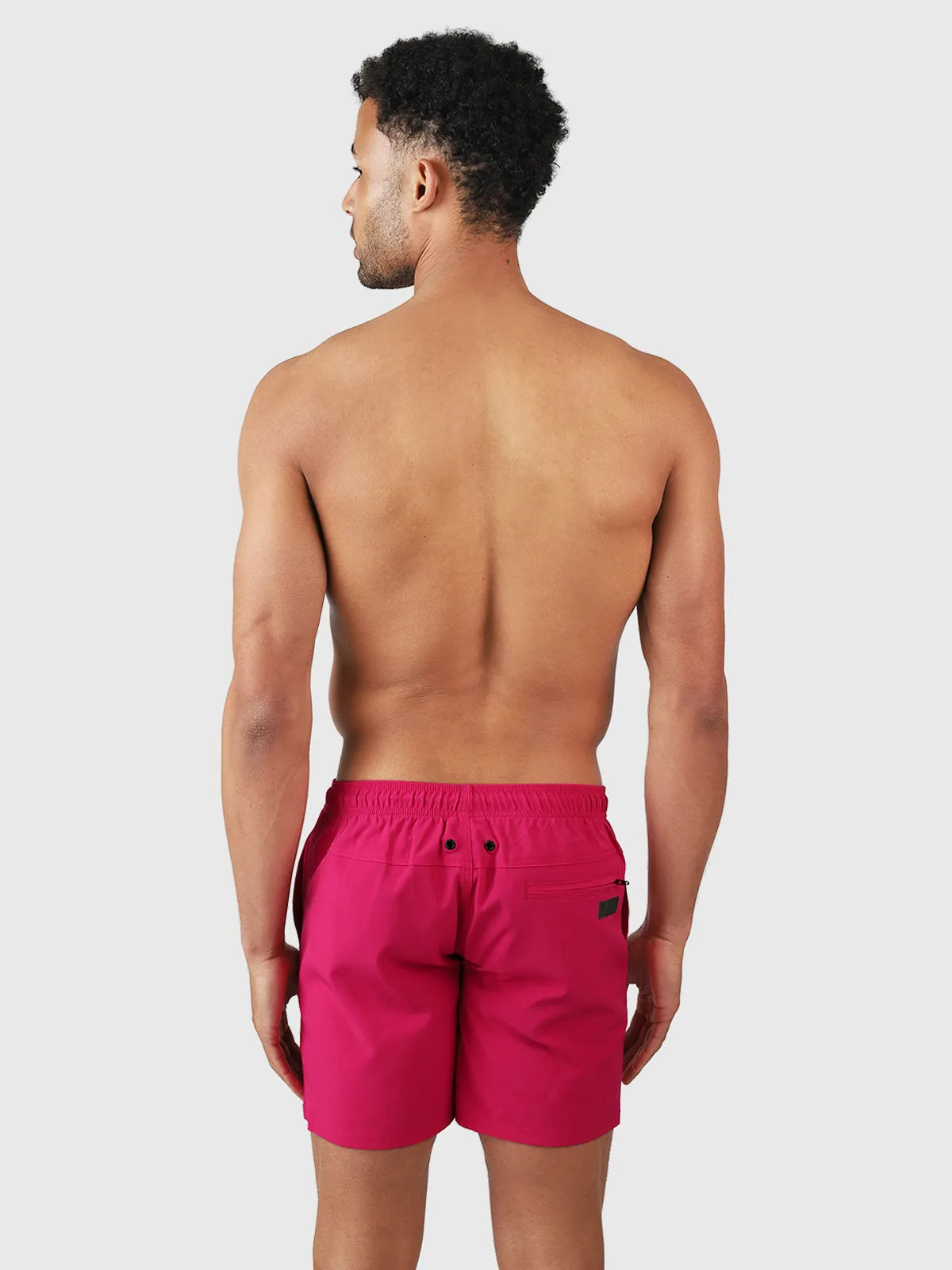 Bru-conic Men Swim Shorts | Magenta