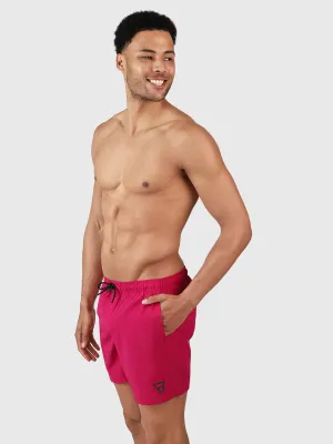 Bru-conic Men Swim Shorts | Magenta