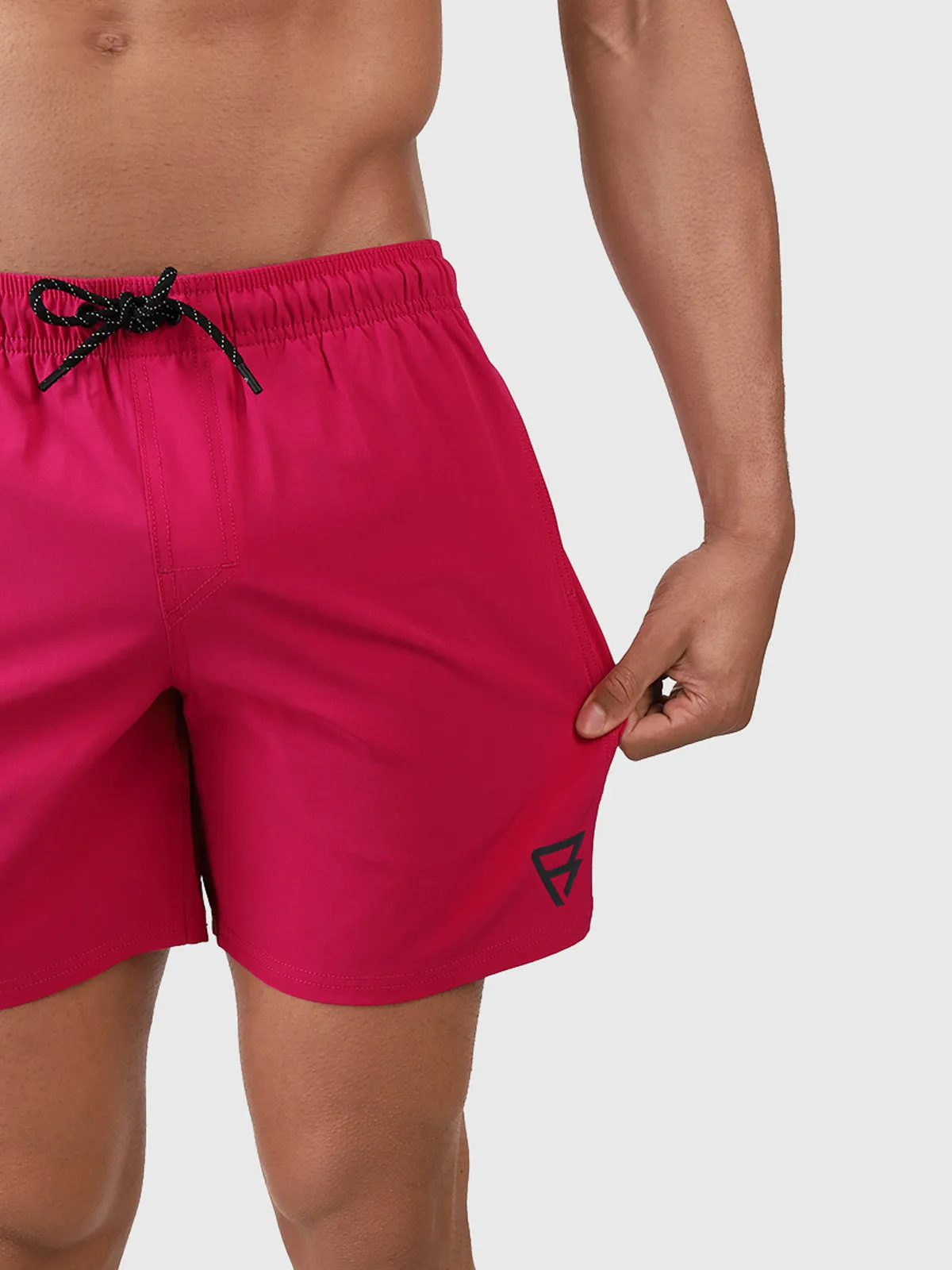 Bru-conic Men Swim Shorts | Magenta