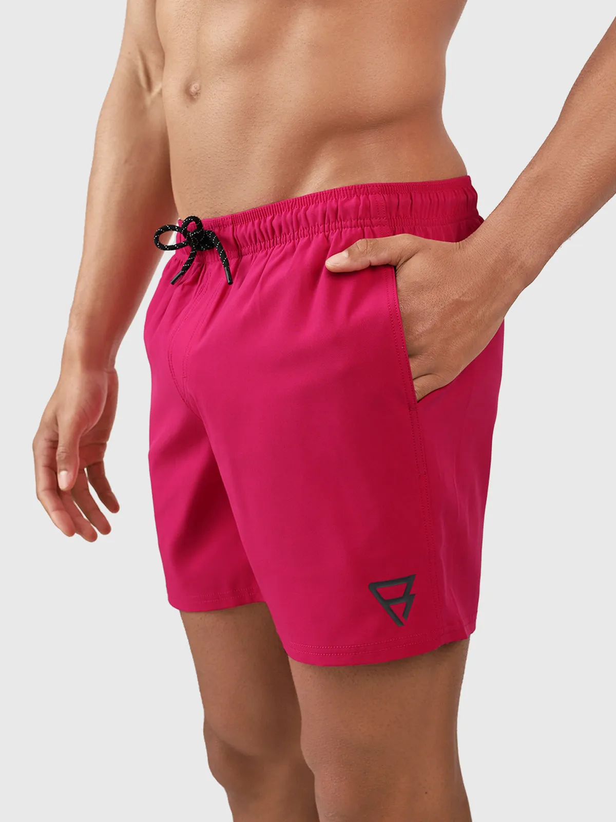 Bru-conic Men Swim Shorts | Magenta