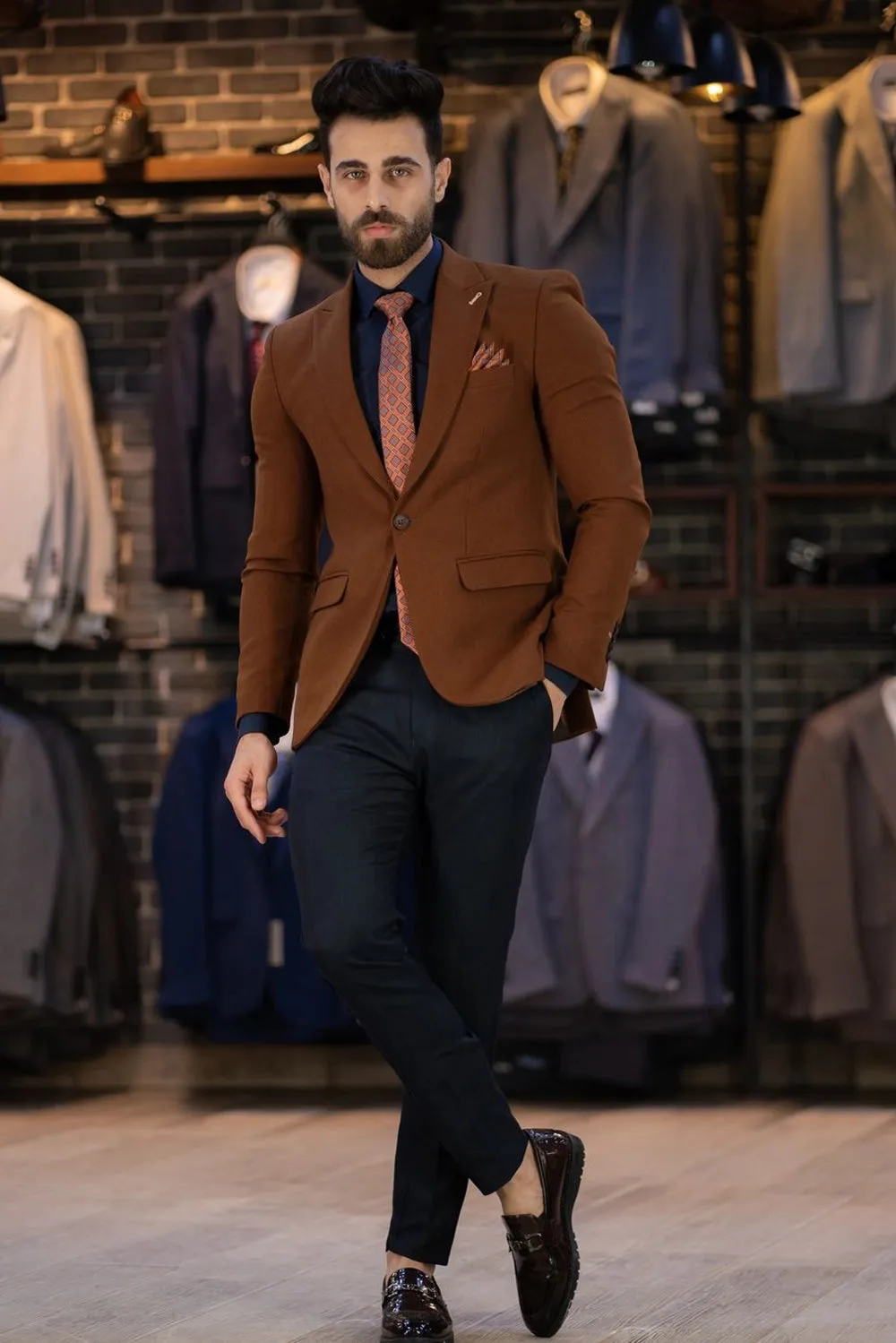 Buy Coat and Blazer for Men's | Al Hudaibiya