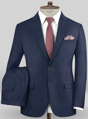 Caccioppoli Sun Dream Namuti Blue Wool Silk Suit