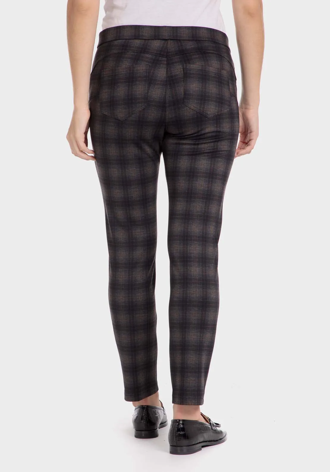 Checked Trousers - Black