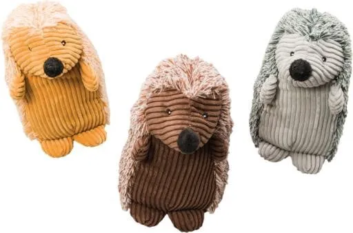 Corduroy Hedgehog Dog Toy