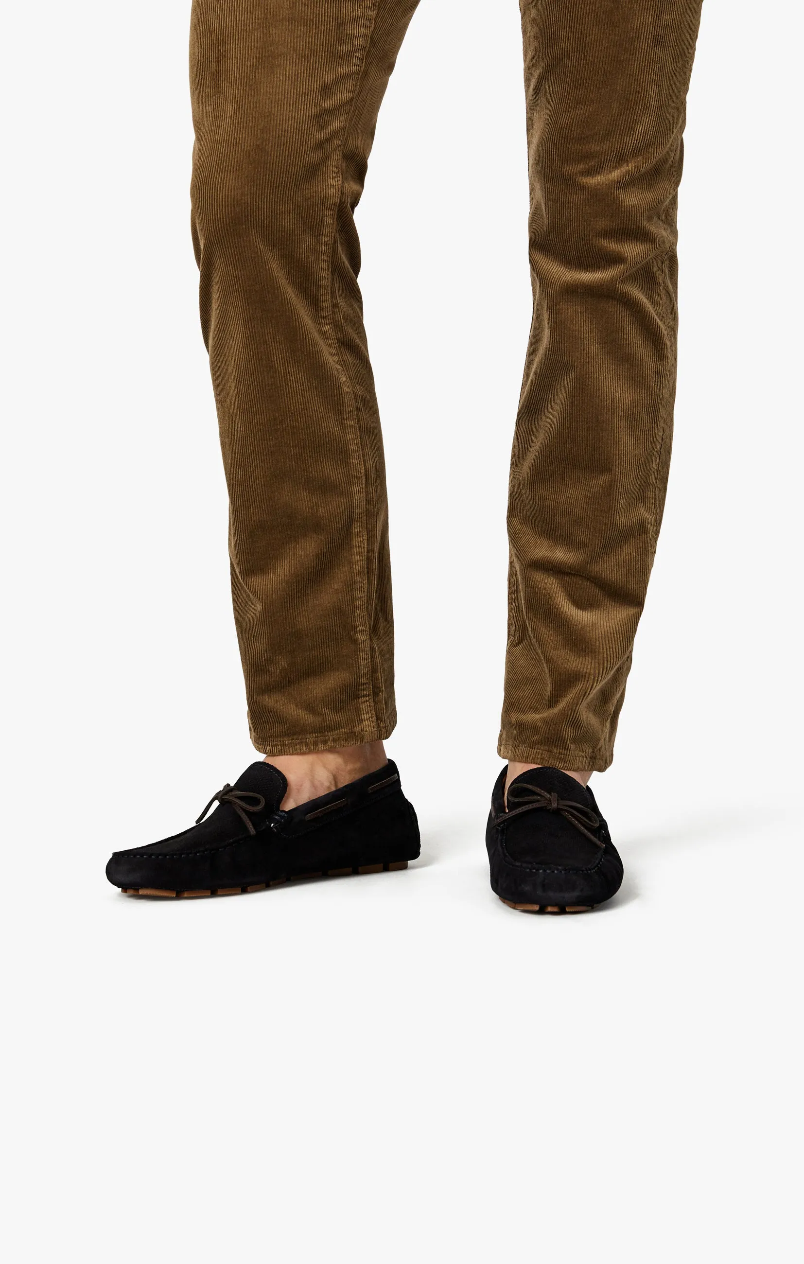 Courage Straight Leg Pants In Tobacco Cord