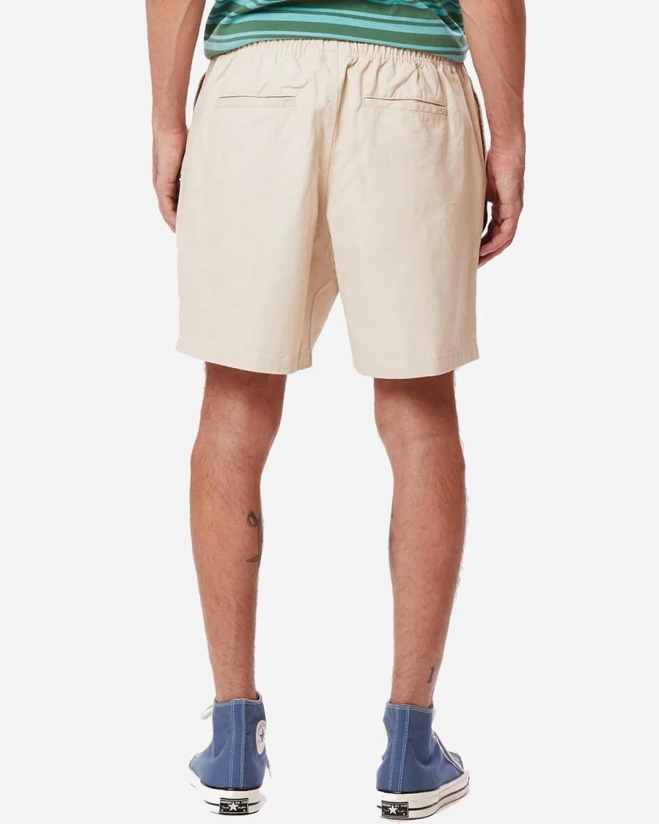 Easy Relaxed Twill Shorts - Clay