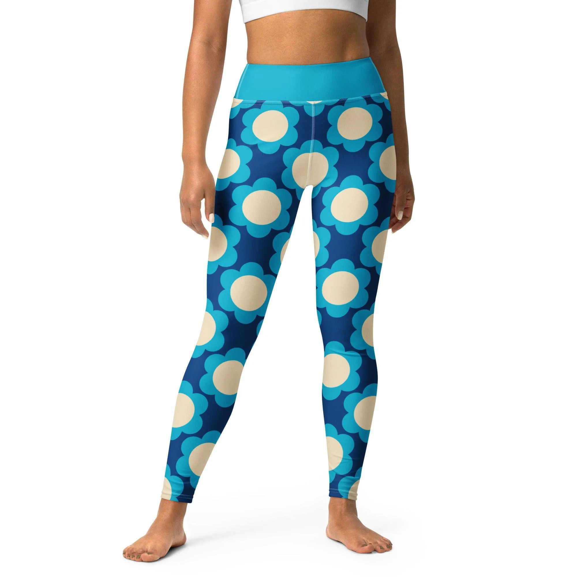 ELLIE blue -2- Yoga Leggings