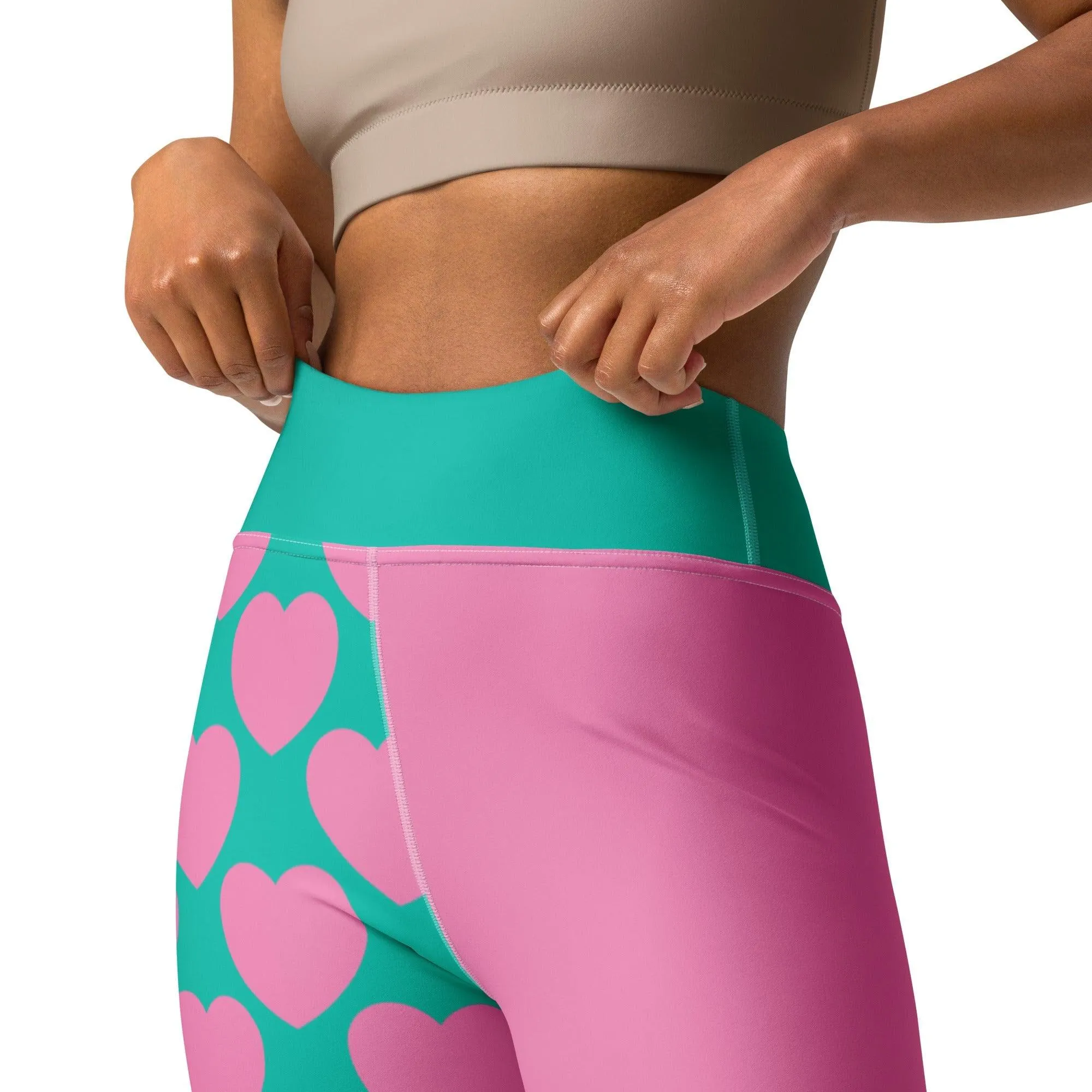 ELLIE LOVE pink mint - Yoga Leggings