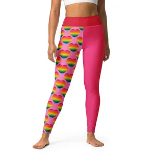 ELLIE LOVE rainbow pink - Yoga Leggings