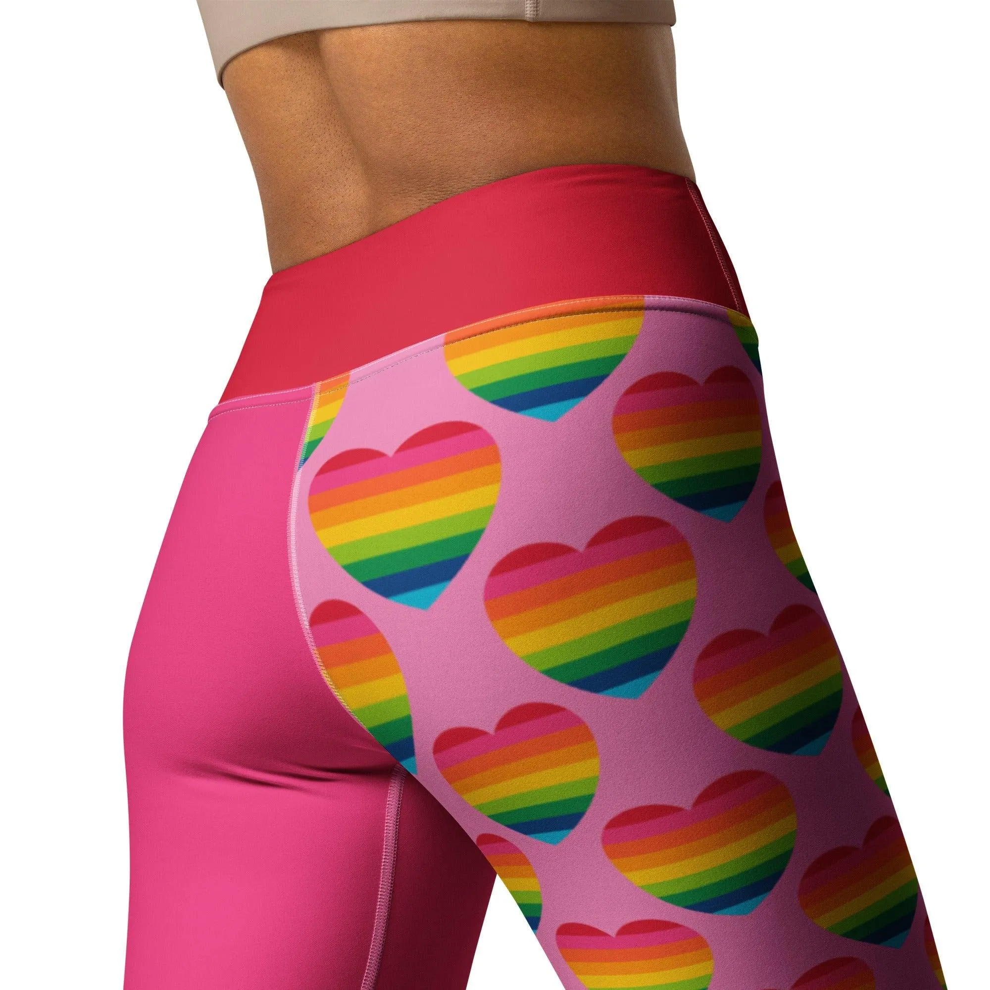 ELLIE LOVE rainbow pink - Yoga Leggings