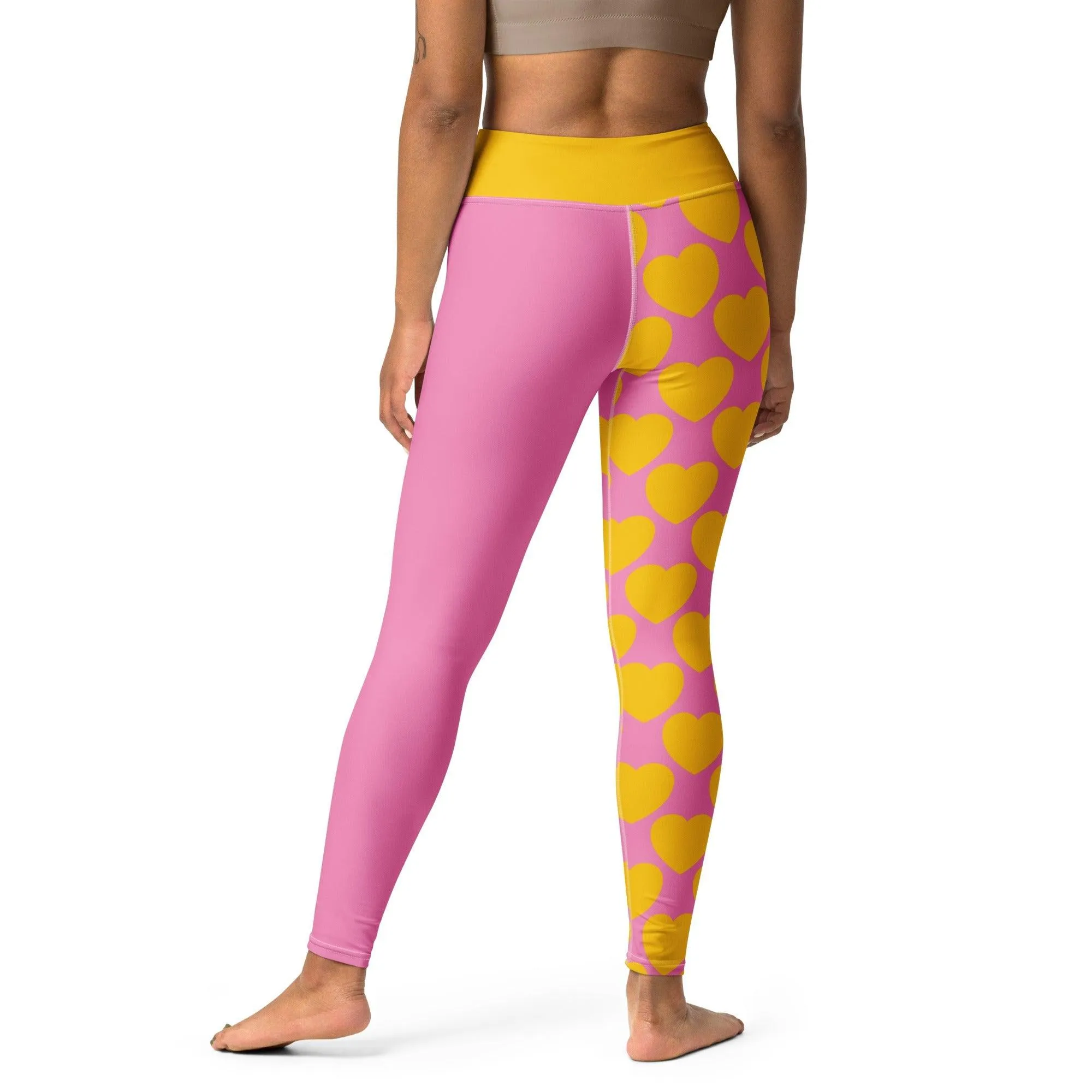 ELLIE LOVE yellow pink - Yoga Leggings