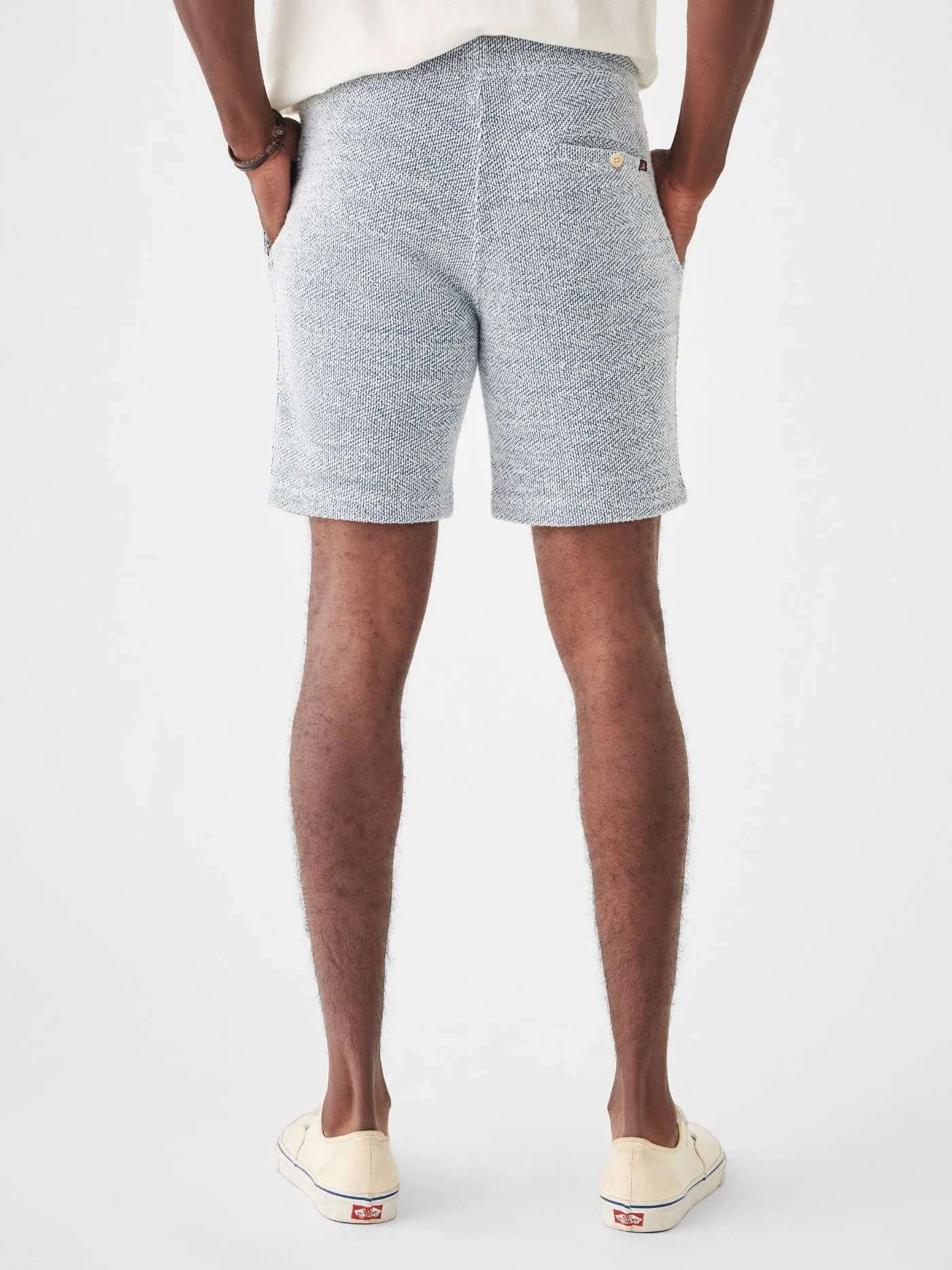 Faherty Whitewater Sweatshort in Whitewater