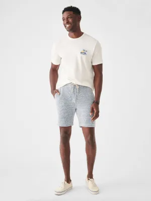 Faherty Whitewater Sweatshort in Whitewater