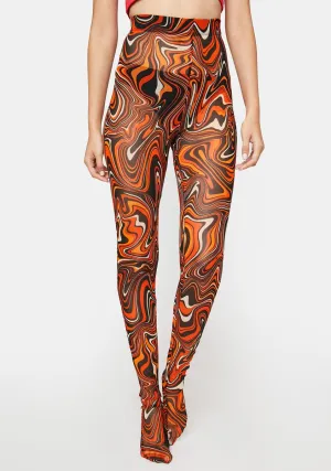 Get It Over With Printed Leggings