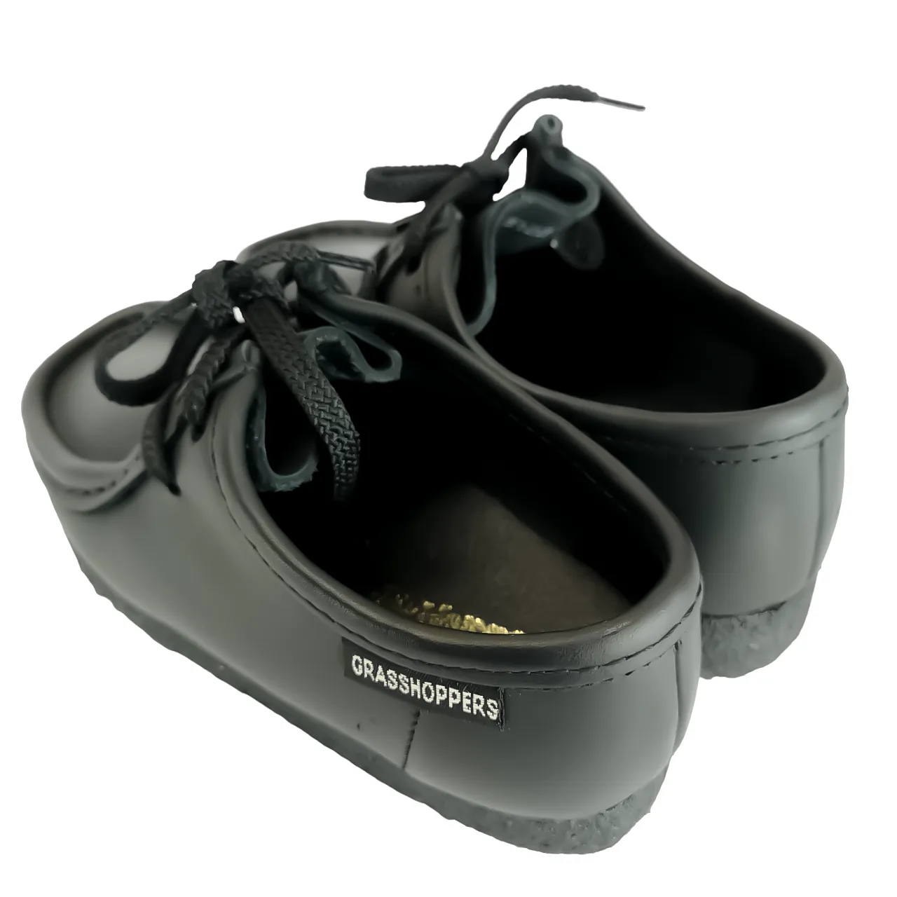 Grasshoppers Boys Milo Youth Black Leather