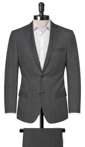 Grey Sharkskin Suit