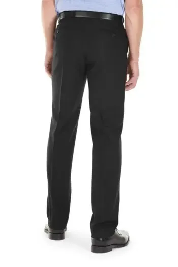 GURTEEN Trousers - Cologne Formal Stretch Flannels - Black