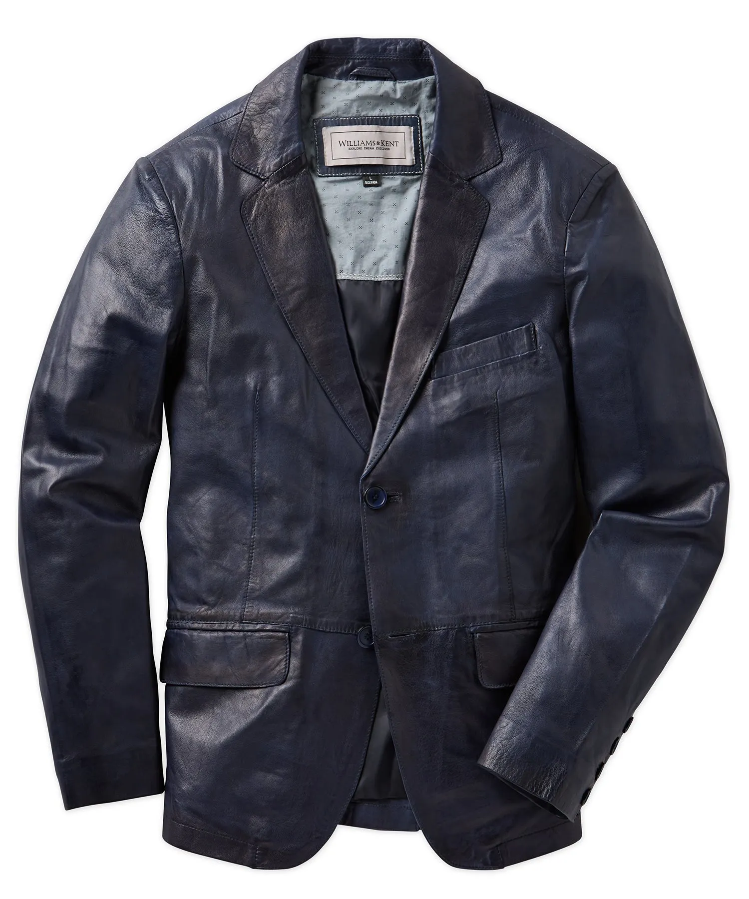 Joshua Lambskin Leather Blazer