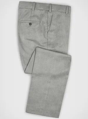 Lanificio Zegna Trofeo Mid Gray Wool Pants