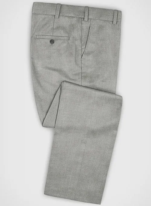 Lanificio Zegna Trofeo Mid Gray Wool Pants