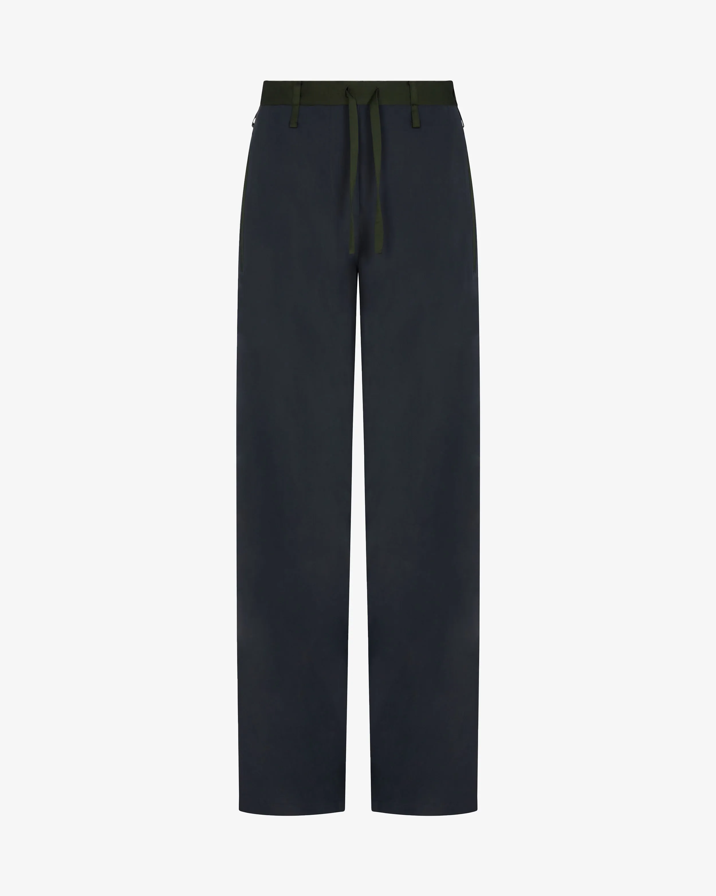 Matte Satin Utility Trouser - Navy Dusk