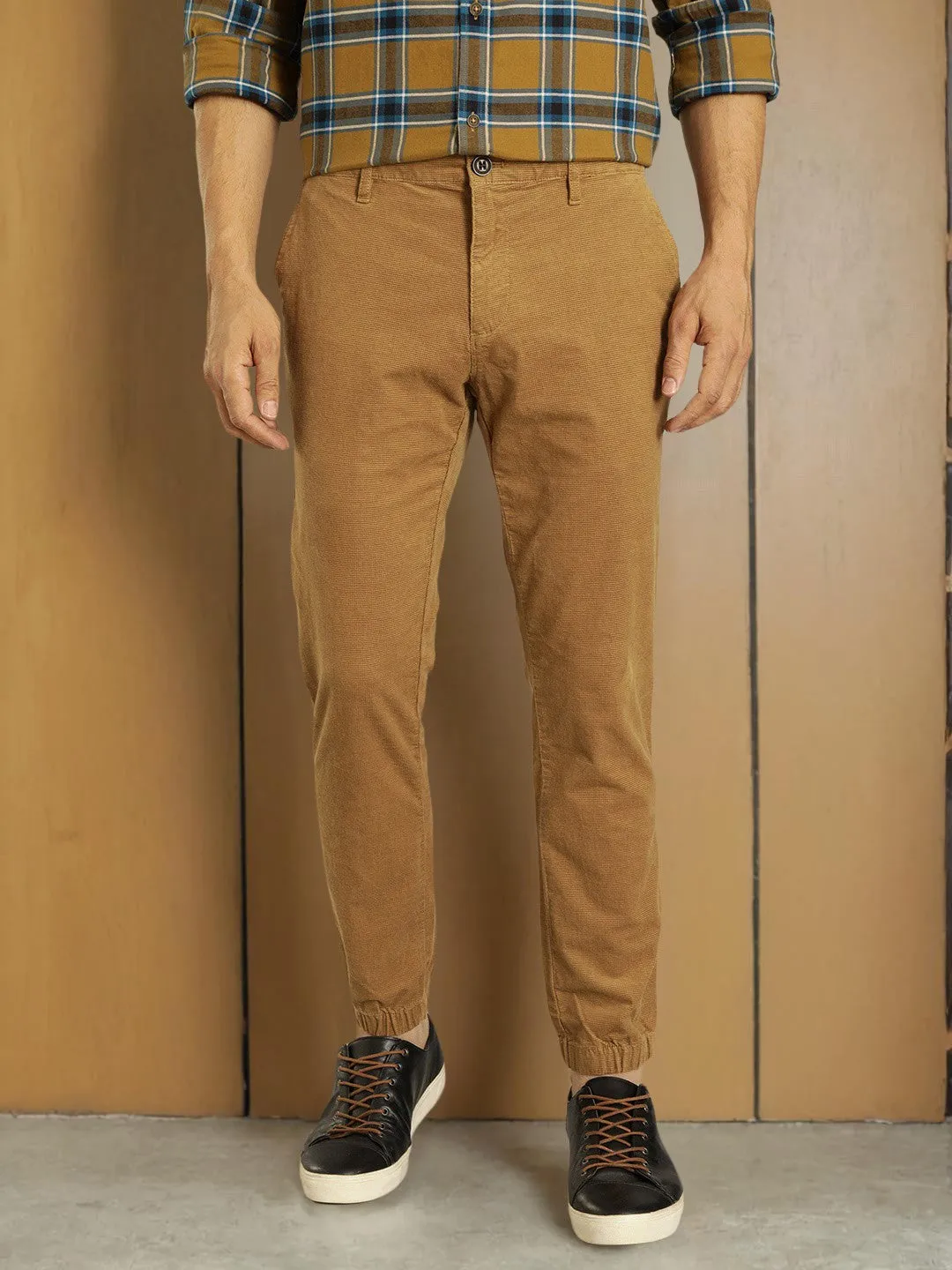 Men Urban Fit Cotton Trouser