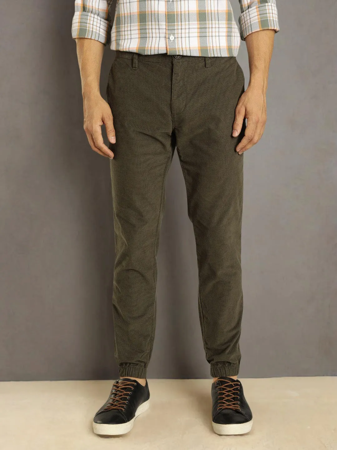 Men Urban Fit Cotton Trouser