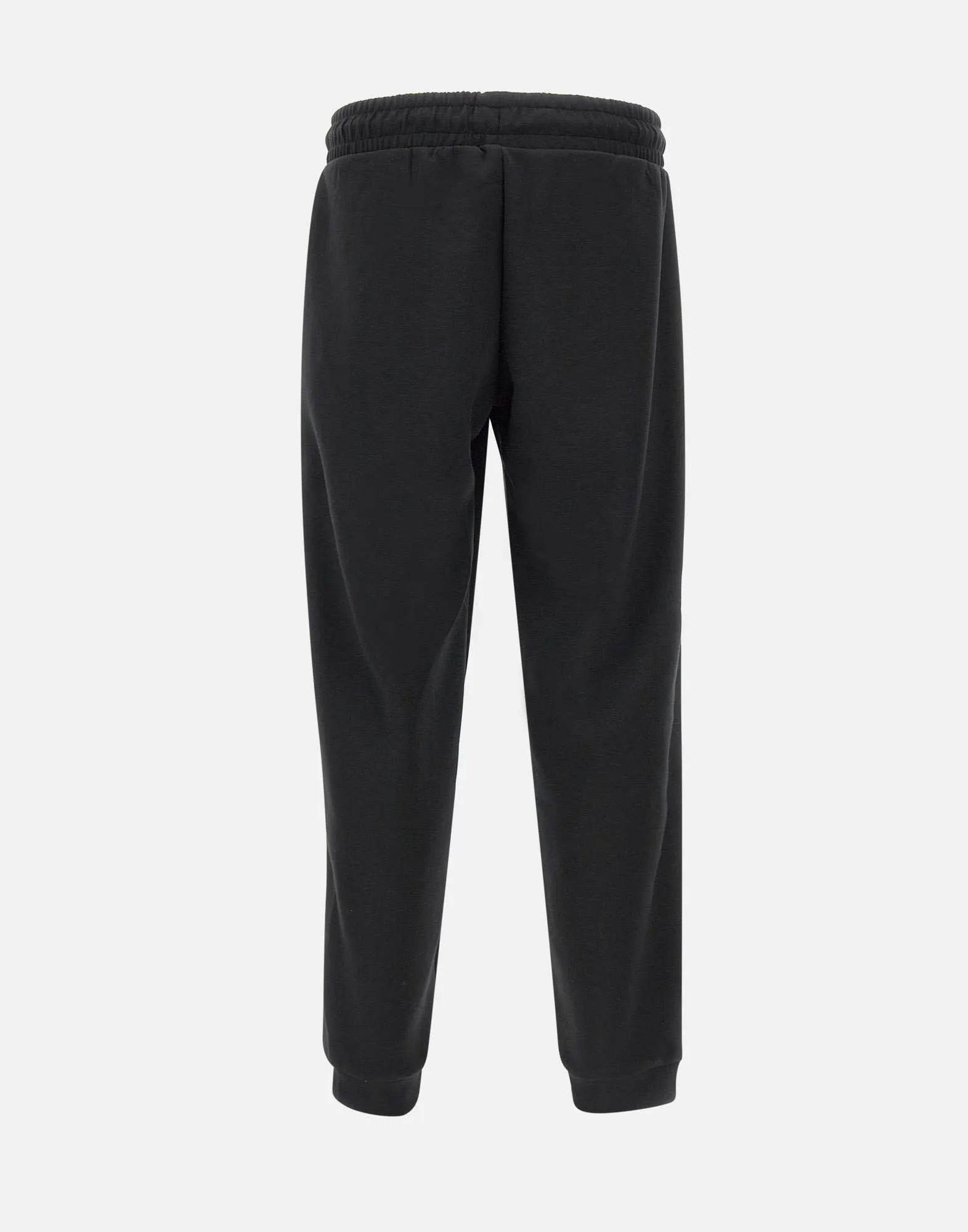 Men's Black Viscose Blend Joggers