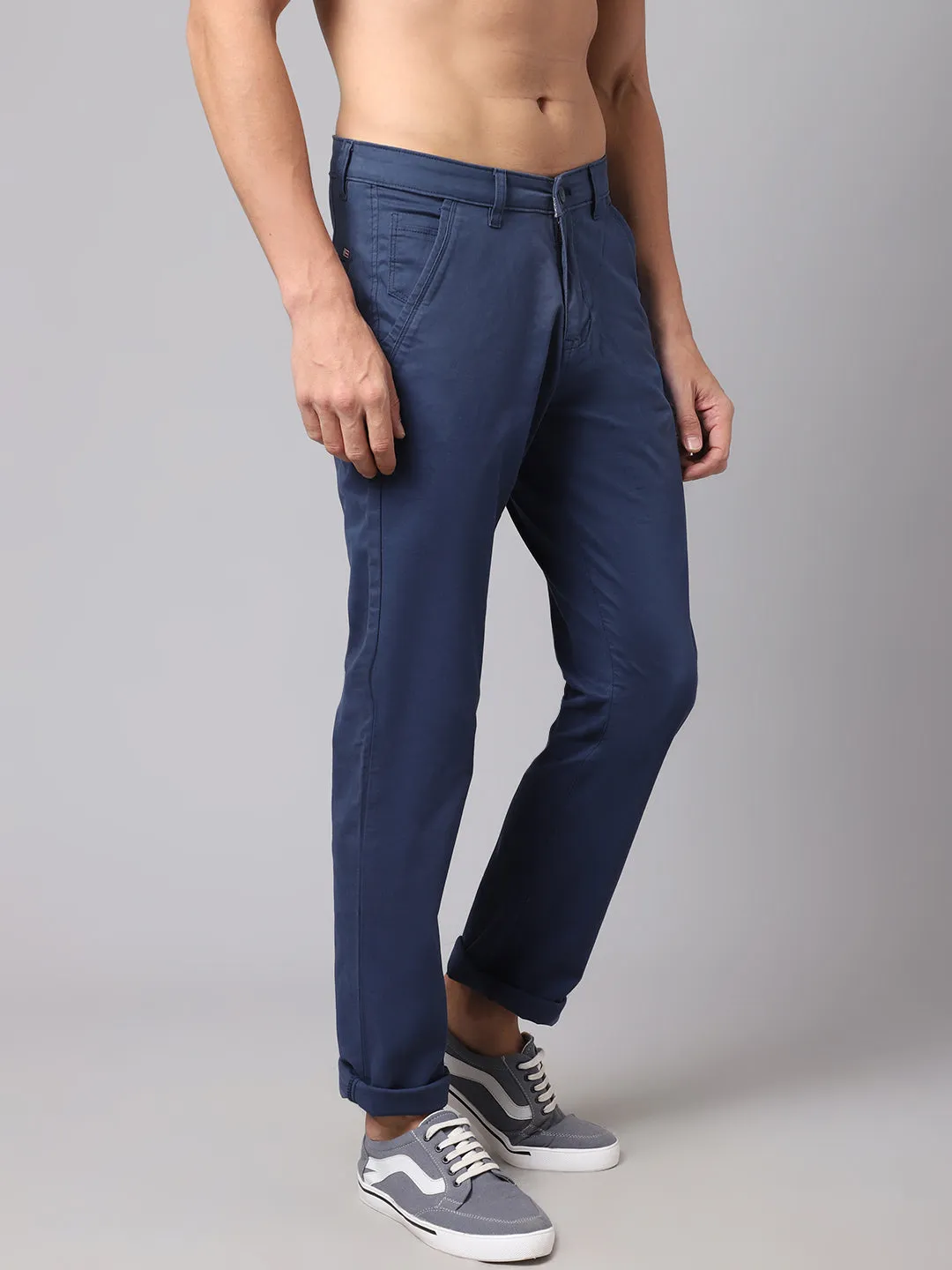 Mens Blue Trouser