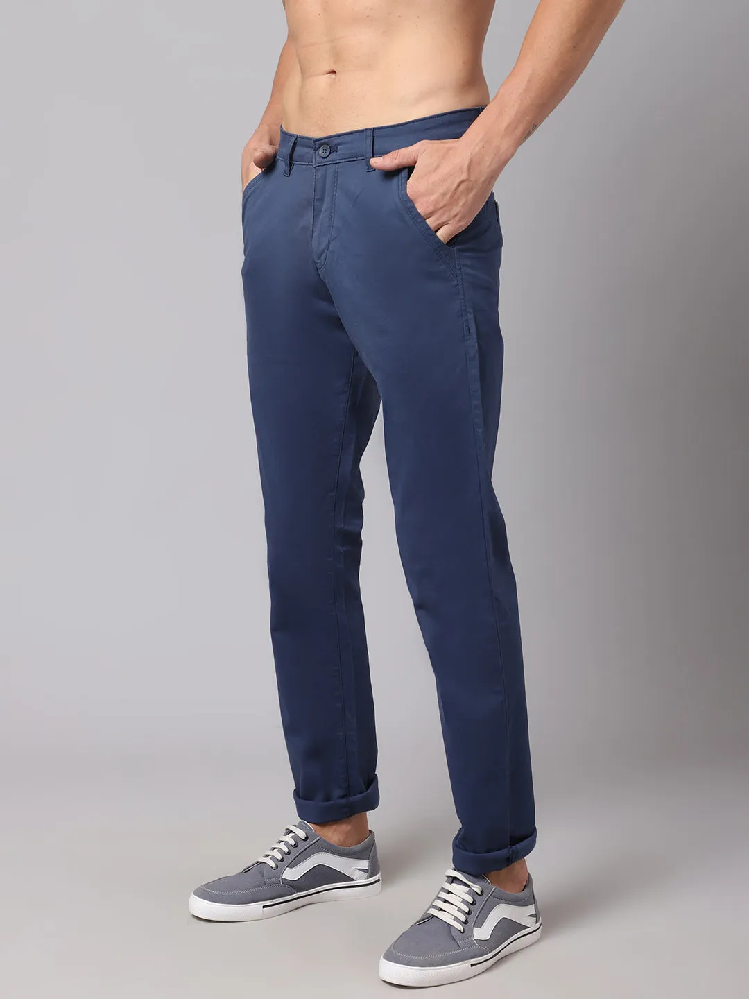 Mens Blue Trouser