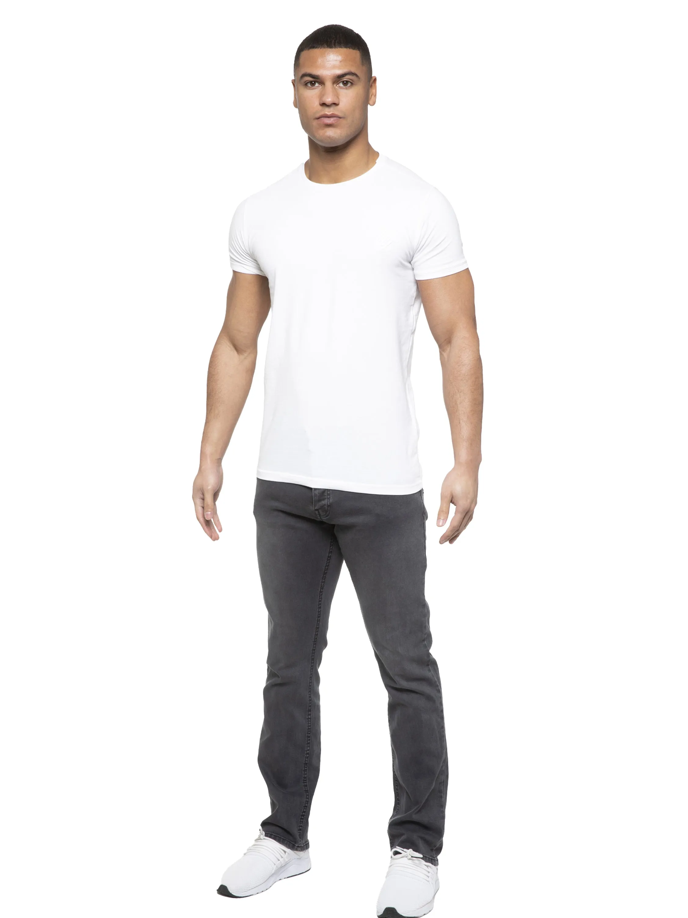 Mens Regular Fit Stretch Denim Jeans | Enzo Designer Menswear