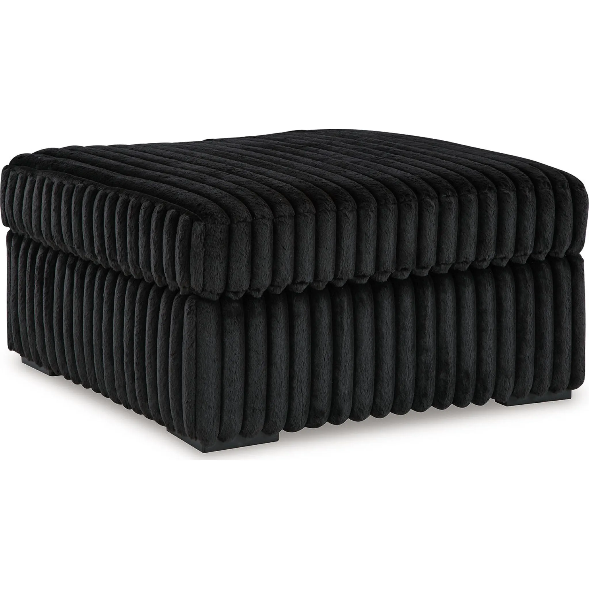 Midnight-Madness Oversized Accent Ottoman