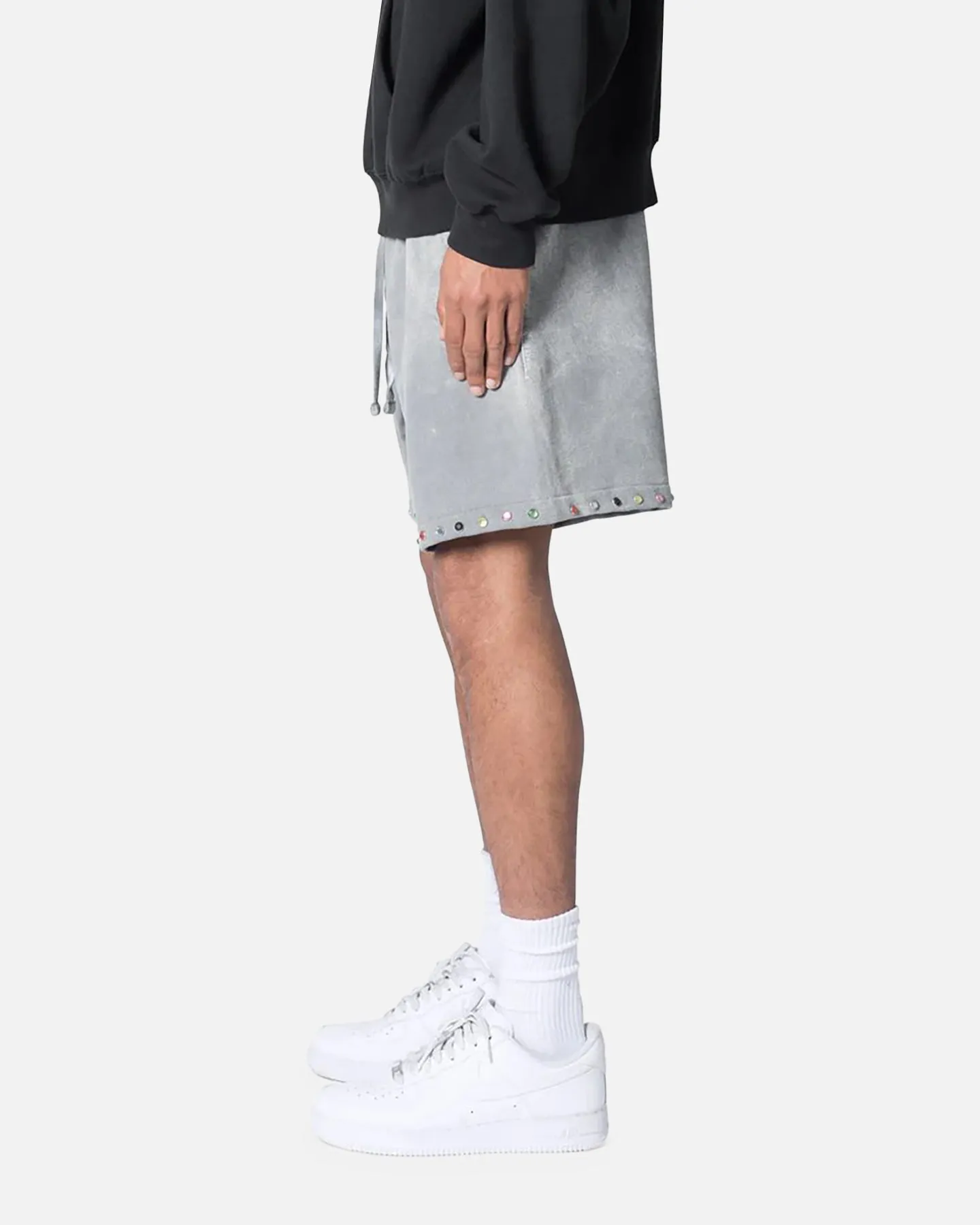 MNML Washed Gradient Shorts Washed Black