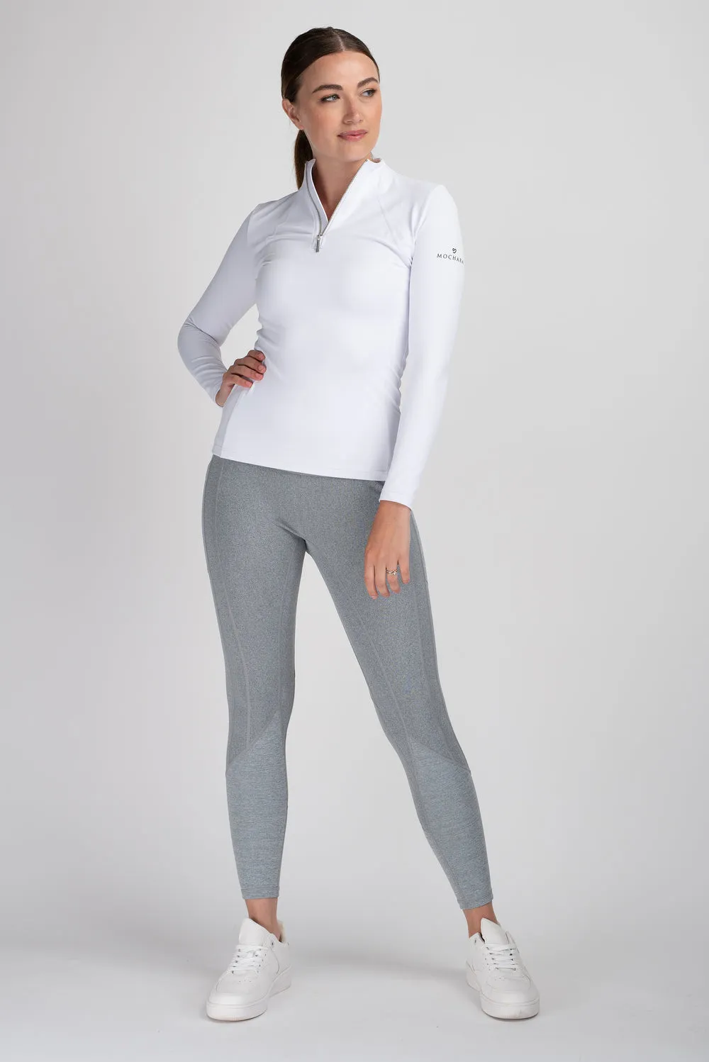 Mochara Melange Grey Leggings