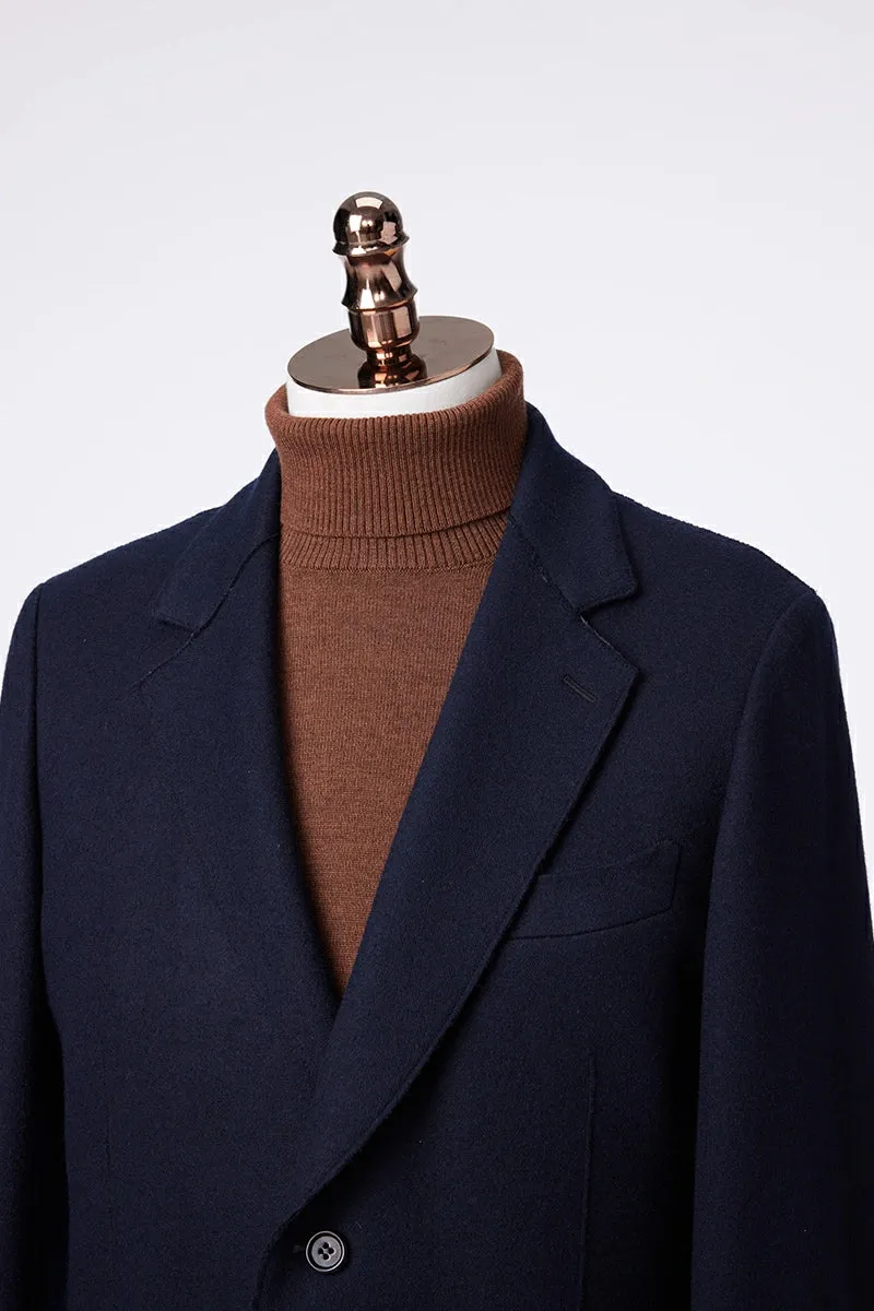 Monaco Navy Wool Blend Jacket