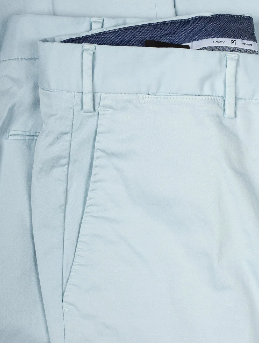 Multi Stretch Cotton Chino Sky Blue