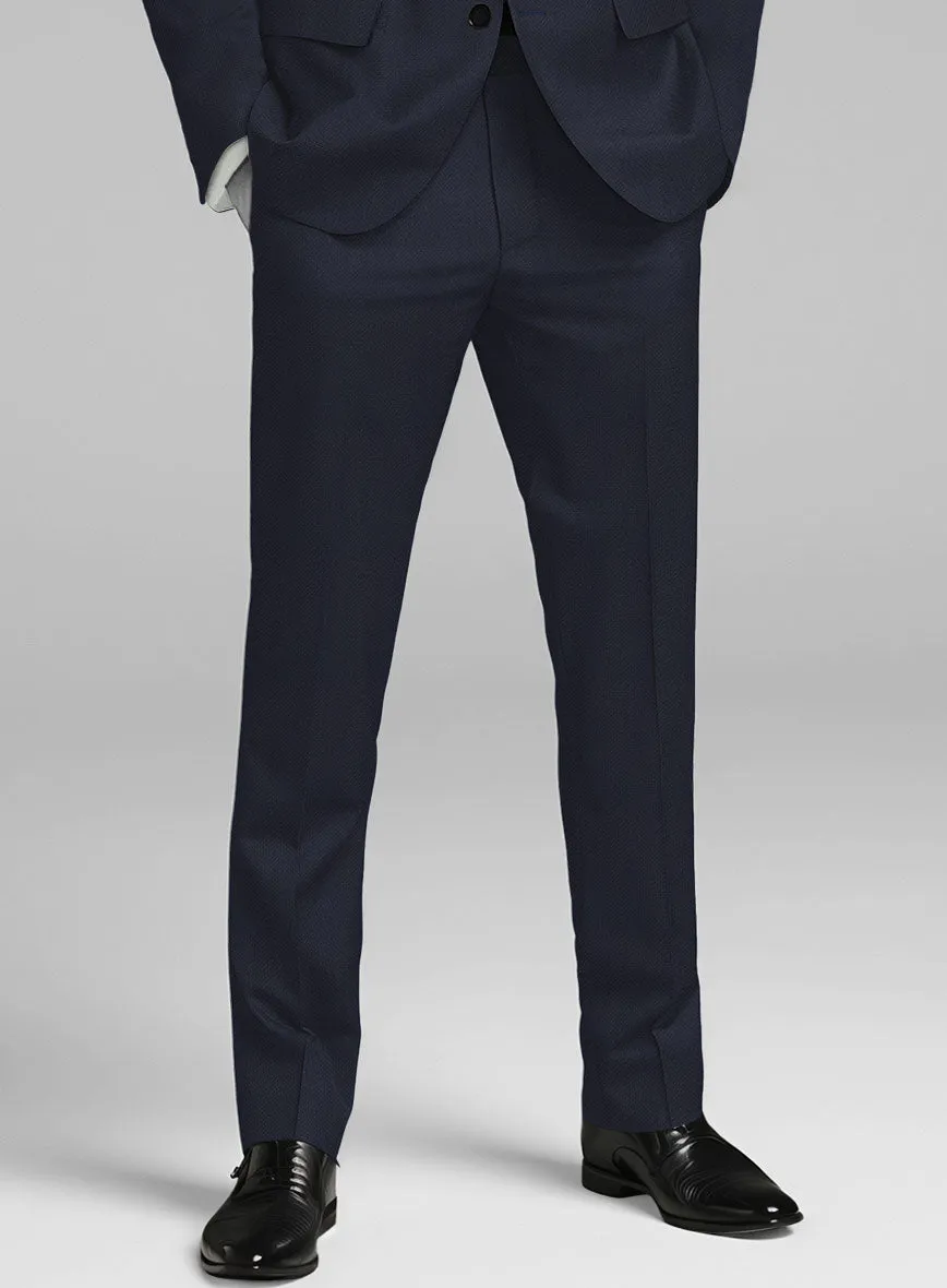 Napolean Imperial Blue Herringbone Wool Suit