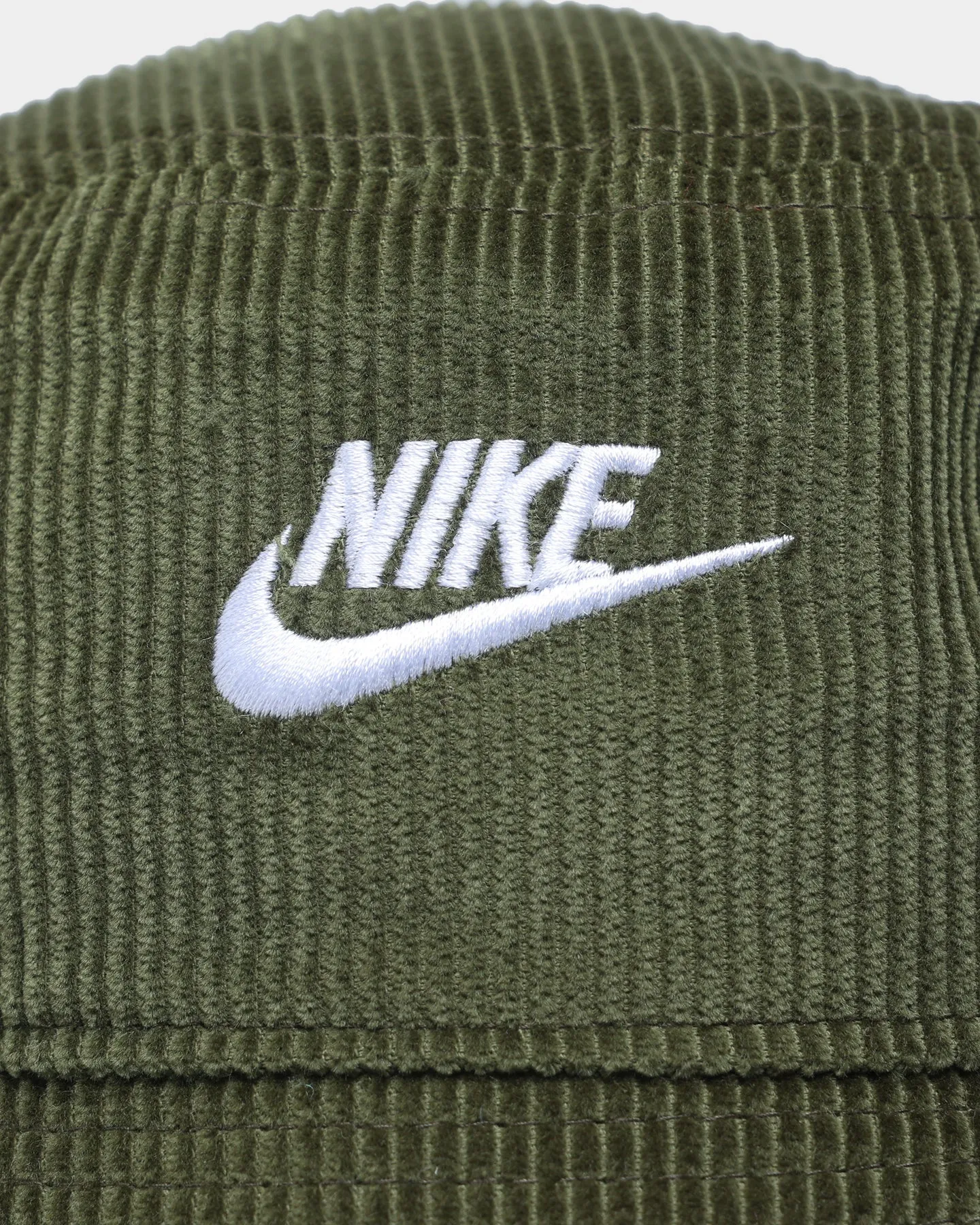 Nike Sportswear Futura Corduroy Bucket Hat Rough Green/White