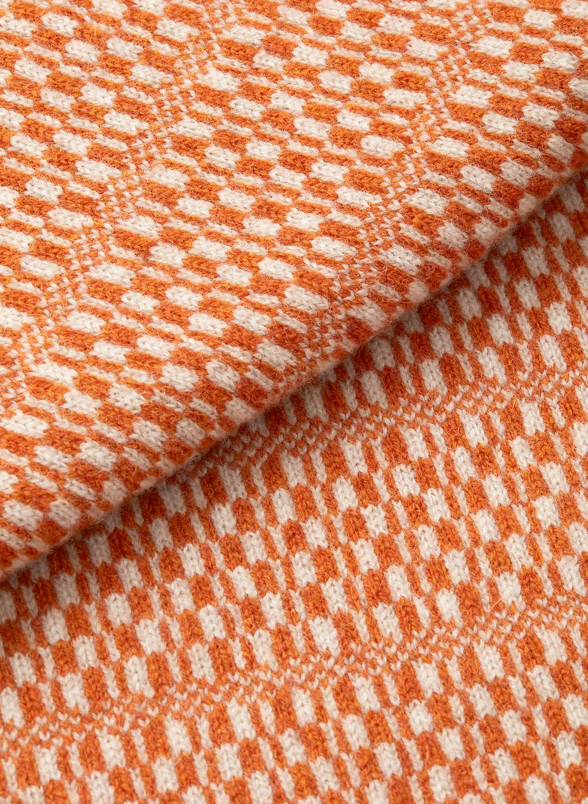 Orange Tile Fair-Isle Jumper