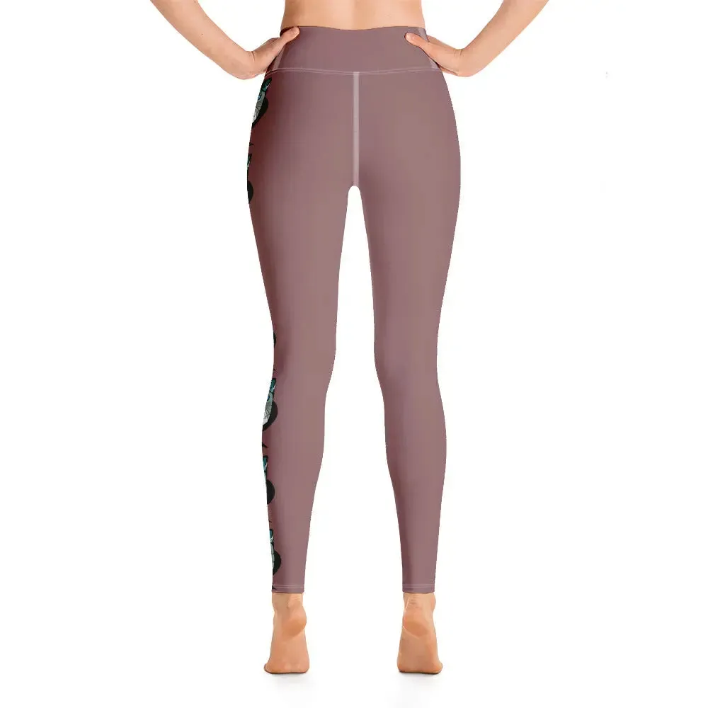 "Cat Lovers" Collection - Siamese Cat Yoga Leggings