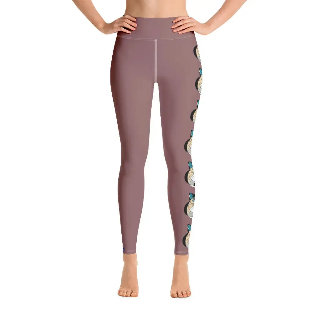 "Cat Lovers" Collection - Siamese Cat Yoga Leggings