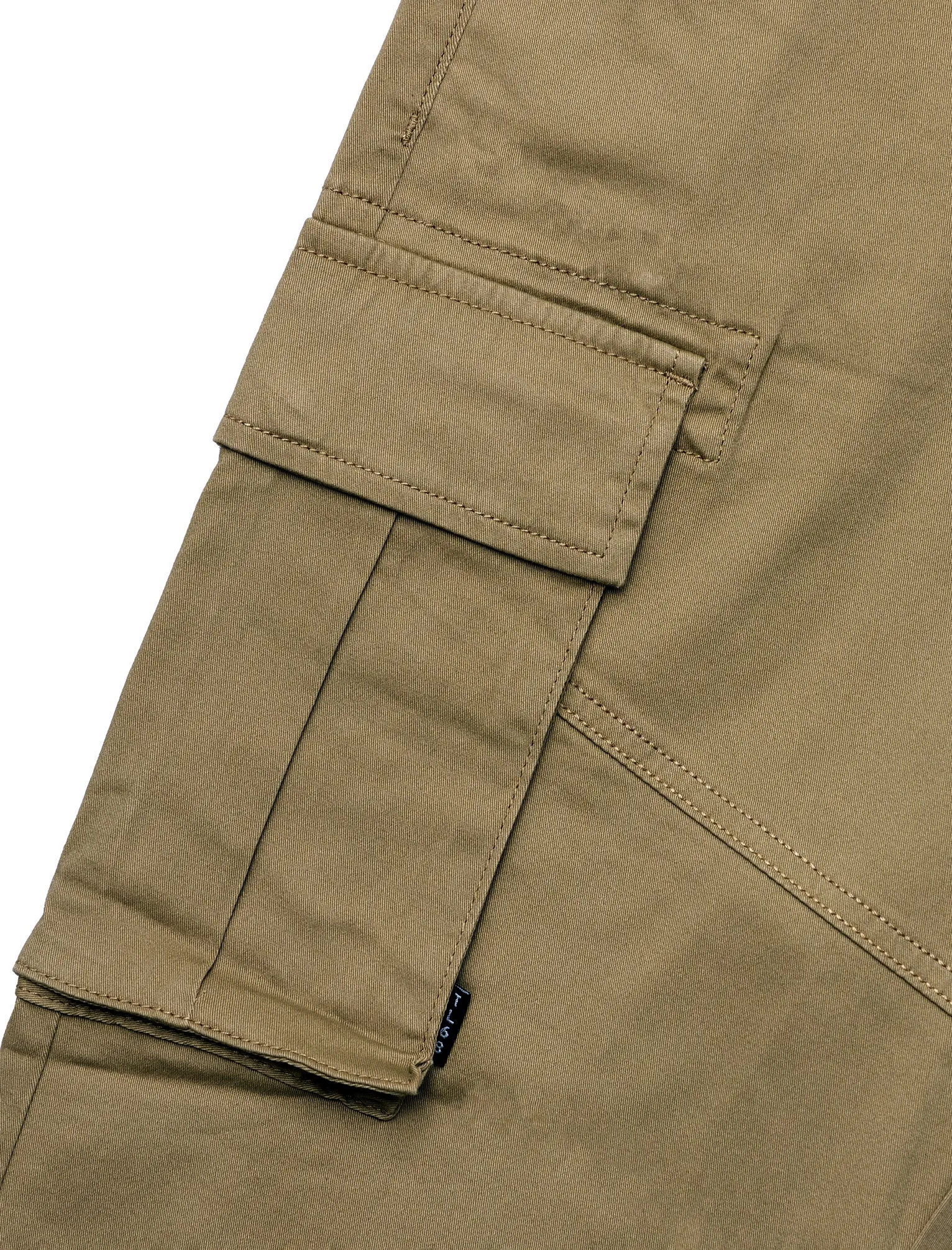 Ralston Stretch Cotton Twill Multi-Pocket Cargo Trousers In Chinchilla Stone - Tokyo Laundry