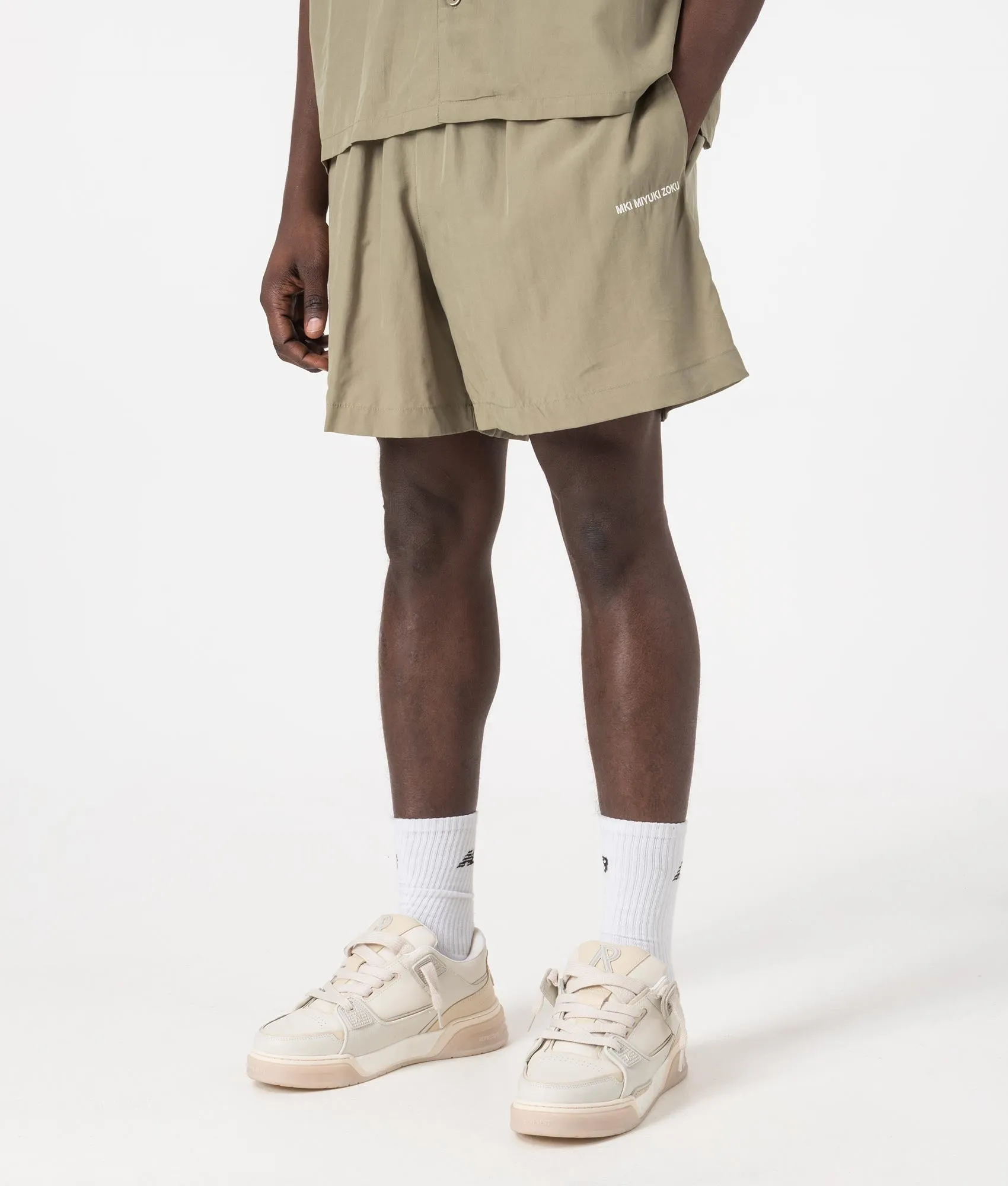 Relaxed Fit Tencel Shorts